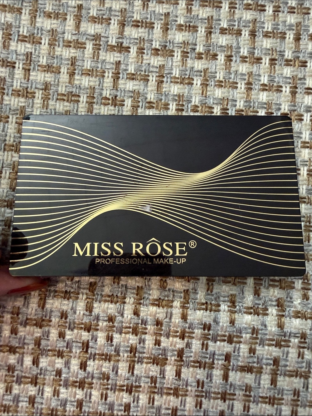 Professional Makeup Palette – Black & Gold